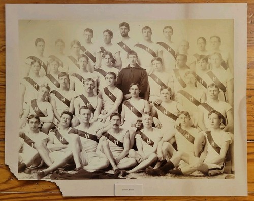 1897 harvard track team pach - track,