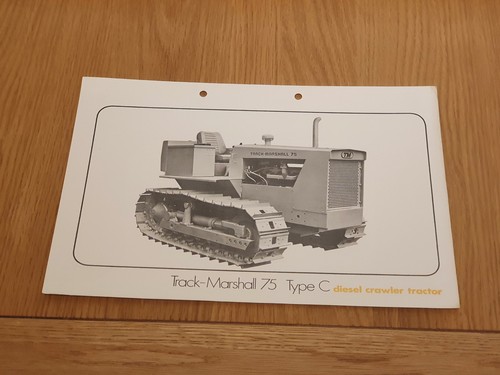 Track marshall 75c crawler - track,
