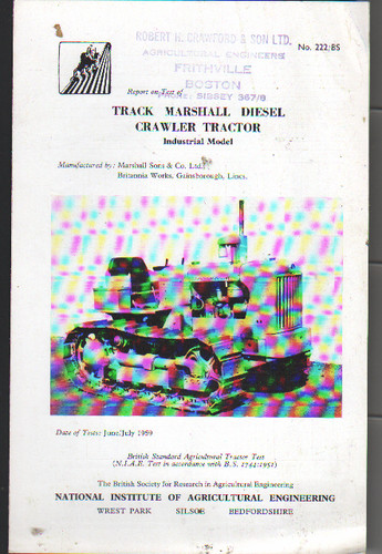 1959 niae test - test, report