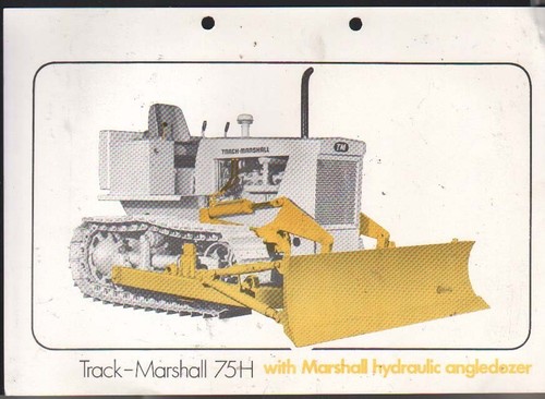 Track marshall 75h tractor - track-marshall, "75h"