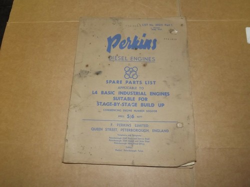 Perkins spare parts - spare, list