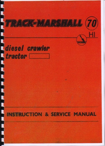 Track marshall 70hi crawler - track-marshall, "70hi"